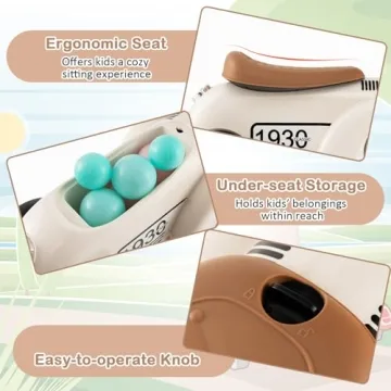 Costzon Toddler Ride-On Car with Storage - Safe Fun