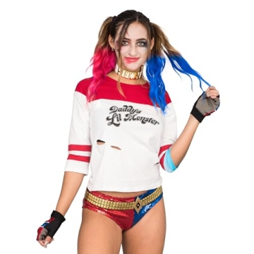 Harley Quinn Costume for Women - Cosplay & Halloween Tee