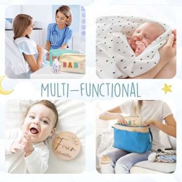 New Mom Gifts, Pregnancy Gifts for New Mom to Be, Hospital Bag Essentials Gift Set for Pregnant Women, Gifts for New Mom Postpartum, Baby and Beyond