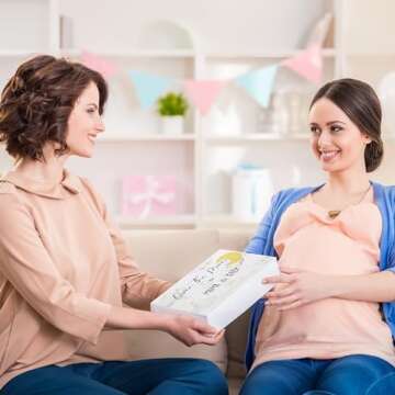 New Mom Gifts, Pregnancy Gifts for New Mom to Be, Hospital Bag Essentials Gift Set for Pregnant Women, Gifts for New Mom Postpartum, Baby and Beyond