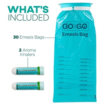 Portable Emesis Bags with Aromatherapy for Travel Safety