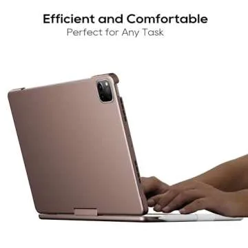 Stylish Edaiser Swivel Keyboard Case for iPad Air and Pro