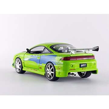Fast & Furious 1:24 Brian's Mitsubishi Eclipse Die-cast Car, Toys for Kids and Adults