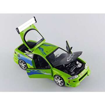 Fast & Furious 1:24 Brian's Mitsubishi Eclipse Die-cast Car, Toys for Kids and Adults