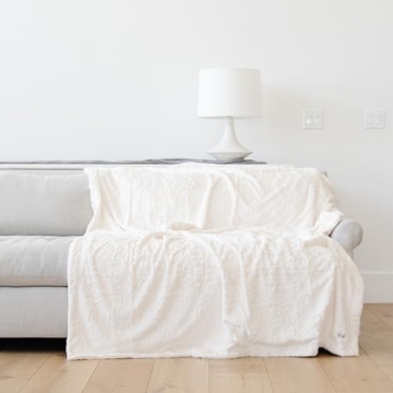 GRACED SOFT LUXURIES Throw Blanket Softest Warm Elegant Cozy Faux Fur Aesthetic for Home, Couch, Sof...