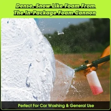 Compact Electric Pressure Washer 4800 PSI with Foam Cannon