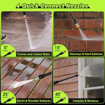 Compact Electric Pressure Washer 4800 PSI with Foam Cannon