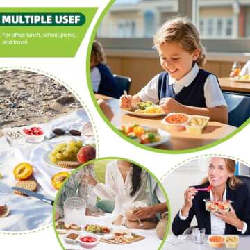 MICNOI Snack Containers 20 Pack for Healthy On-the-Go Snacking