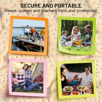 Stay Fresh Cracker Container Set for Optimal Snack Storage