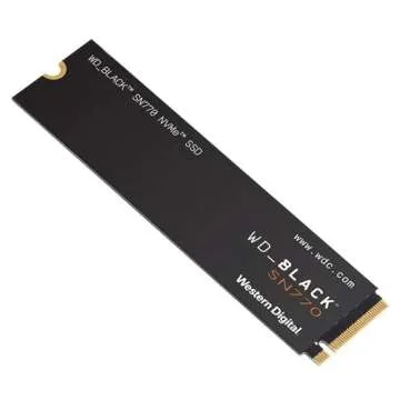 WD_BLACK 500GB SN770 NVMe Internal Gaming SSD Solid State Drive - Gen4 PCIe, M.2 2280, Up to 4,000 MB/s - WDS500G3X0E