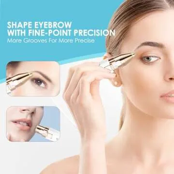 VG VOGCREST Eyebrow Trimmer with LED Light