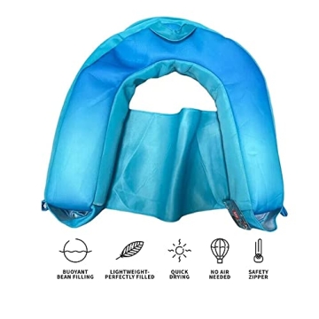 Big Joe Noodle Sling Floating Pool Chair Aqua Green/Blue 