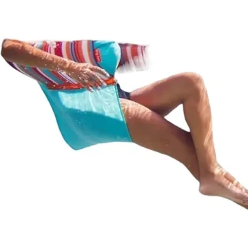 Big Joe Noodle Sling Floating Pool Chair Aqua Green/Blue 