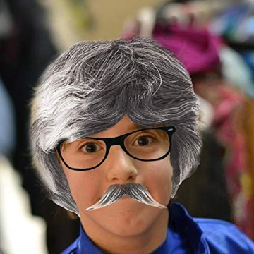 Unisex Old Men Costume Kit for All Age Dress Up Fun