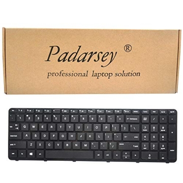 Padarsey Keyboard with Frame for HP Pavilion 15E 15N 15T Series Replacement