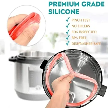 Silicone Sealing Ring for InstaPot 3 Pcs Replacement