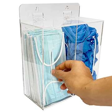 Stylish Mask & Glove Dispenser for Hygiene Stations