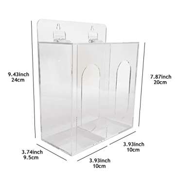 Stylish Mask & Glove Dispenser for Hygiene Stations