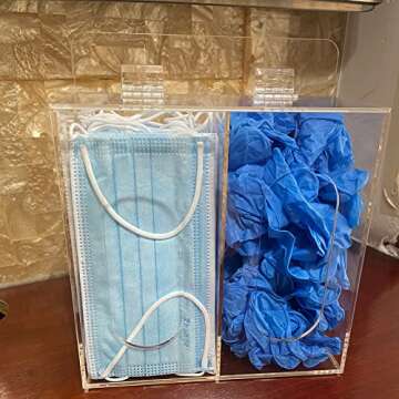 Stylish Mask & Glove Dispenser for Hygiene Stations