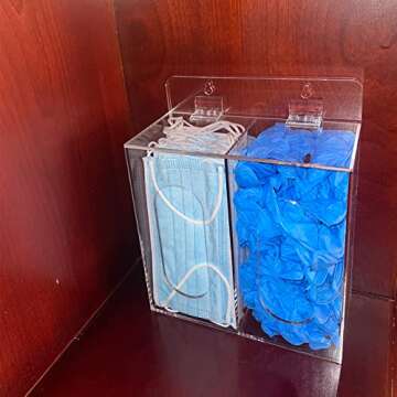 Stylish Mask & Glove Dispenser for Hygiene Stations