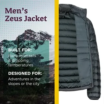 Marmot Men's Zeus Jacket Lightweight Warmth for Winter