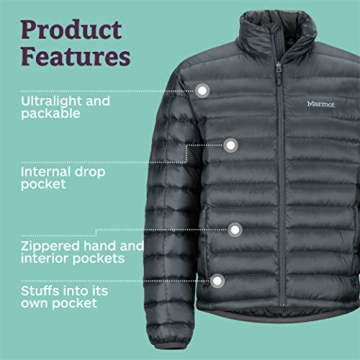 Marmot Men's Zeus Jacket Lightweight Warmth for Winter