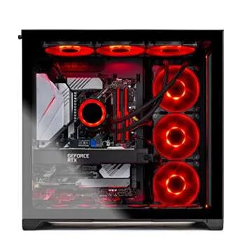 Skytech Prism II Gaming PC Desktop – AMD Ryzen 9 5950X 3.4 GHz, RTX 3090, 1TB NVME Gen4 SSD, 32G DDR4 3600 RGB, 1000W Gold PSU, 360mm AIO, AC Wi-Fi, Windows 11 Home 64-bit
