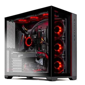 Skytech Prism II Gaming PC Desktop – AMD Ryzen 9 5950X 3.4 GHz, RTX 3090, 1TB NVME Gen4 SSD, 32G DDR4 3600 RGB, 1000W Gold PSU, 360mm AIO, AC Wi-Fi, Windows 11 Home 64-bit