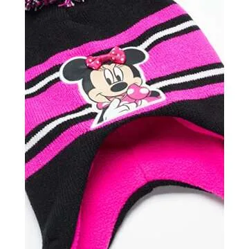 Disney Girls' Hat, Hot Pink Minnie Mittens 2-4, Age 2-4