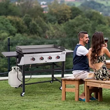 Royal Gourmet 36-Inch BBQ Griddle - Outdoor 4-Burner Gas Grill