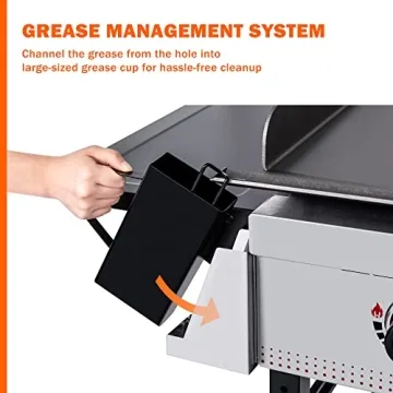 Royal Gourmet 36-Inch BBQ Griddle - Outdoor 4-Burner Gas Grill