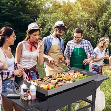 Royal Gourmet 36-Inch BBQ Griddle - Outdoor 4-Burner Gas Grill