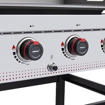 Royal Gourmet 36-Inch BBQ Griddle - Outdoor 4-Burner Gas Grill