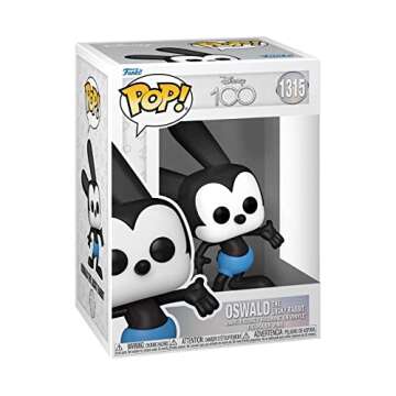 Funko POP! Disney: Disney 100 - Oswald The Lucky Rabbit - 1/6 Odds for Rare Chase Variant - D100 - D...