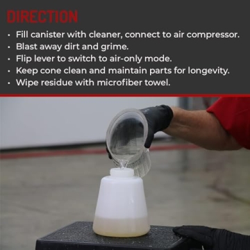 HI-TECH Vortex Cleaning Gun - Cuts Dirt and Dust Effortlessly