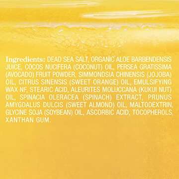 Majestic Pure Sweet Orange Body Scrub for All Natural Skin Care - Exfoliating Multi Purpose Body and Facial Scrub Moisturizes and Nourishes Face and Skin - 10 oz - Great Gift for Her