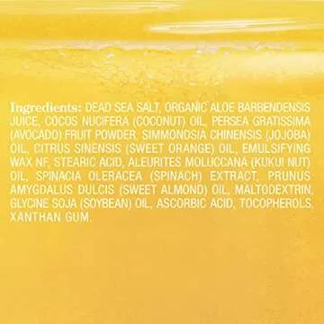 Majestic Pure Sweet Orange Body Scrub for All Natural Skin Care - Exfoliating Multi Purpose Body and Facial Scrub Moisturizes and Nourishes Face and Skin - 10 oz - Great Gift for Her