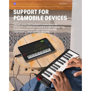 Donner N-25 Mini MIDI Keyboard 25 Key Portable Controller