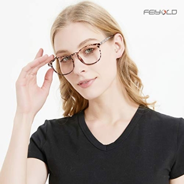 FEIYOLD Blue Light Blocking Glasses for Computer Use-2Pack