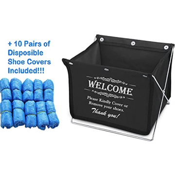 Foldable Fabric Storage Box for Stylish Shoe Covers