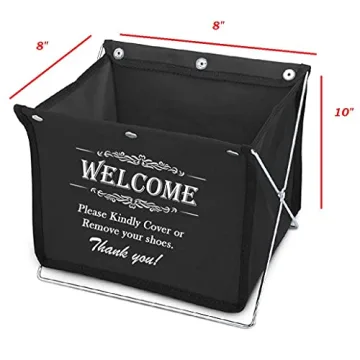 Foldable Fabric Storage Box for Stylish Shoe Covers