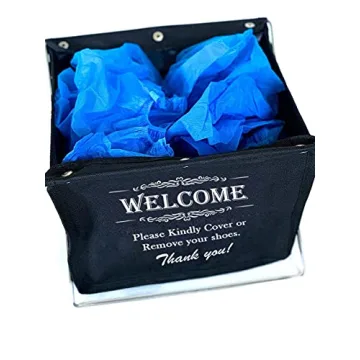 Foldable Fabric Storage Box for Stylish Shoe Covers