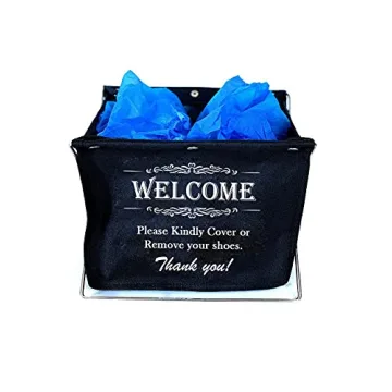 Foldable Fabric Storage Box for Stylish Shoe Covers
