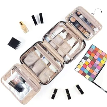 NISHEL Portable Hanging Toiletry Bag for Travelers