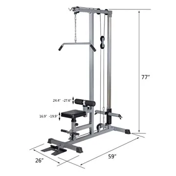 GDLF LAT Pull Down Machine for Compact Strength Training