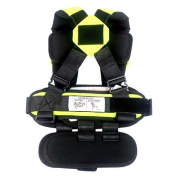 RideSafer - Large Yellow, Lightweight, Compact, Portable Car Seat - Perfect for Travel and Everyday Child Safety
