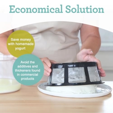 Euro Cuisine GY60 Greek Yogurt Maker for Homemade Goodness