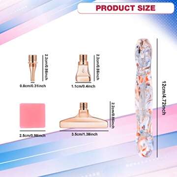 Diamond Painting Pen with Screw Thread Tips for Art