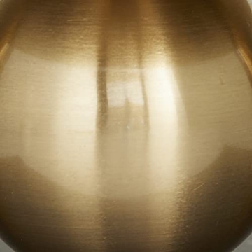 Elegant CosmoLiving Metal Candle Holder - 8" Gold Design