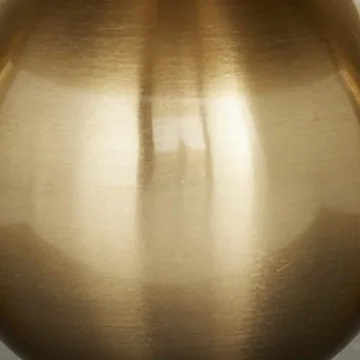 Elegant CosmoLiving Metal Candle Holder - 8" Gold Design